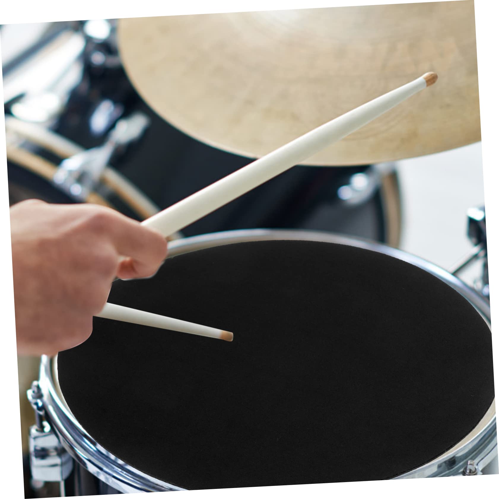 VICASKY Drum-dämpfungskissen Aus Gummi Für Schlagzeug Und Becken Wiederverwendbar Zum Dämpfen Des Klangs Für Übungszwecke