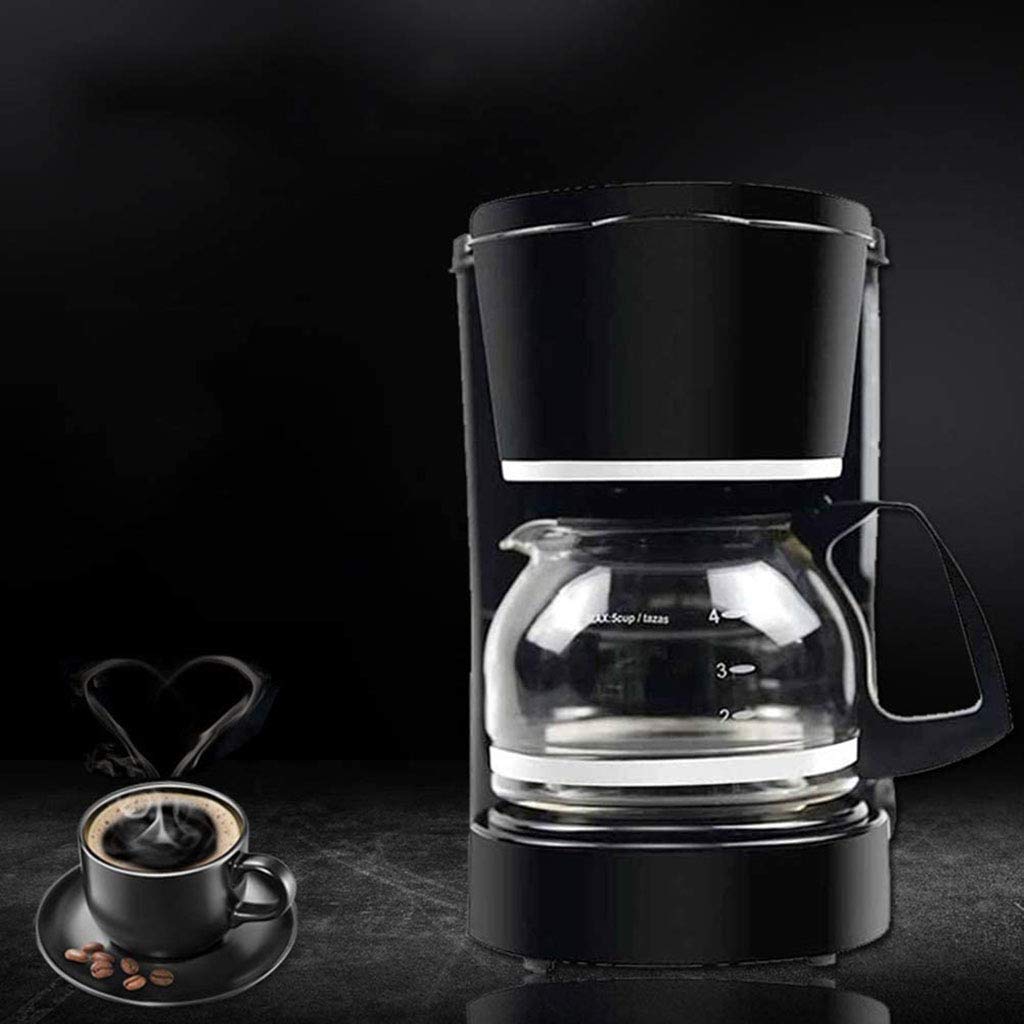 Macchina da caffè con filtro, macchina da caffè con filtro One Touch da 590 W, macchina per caffè americano per mantenere caldo, design antigoccia, filtro rimovibile da 600 ml per gli amanti del caffè