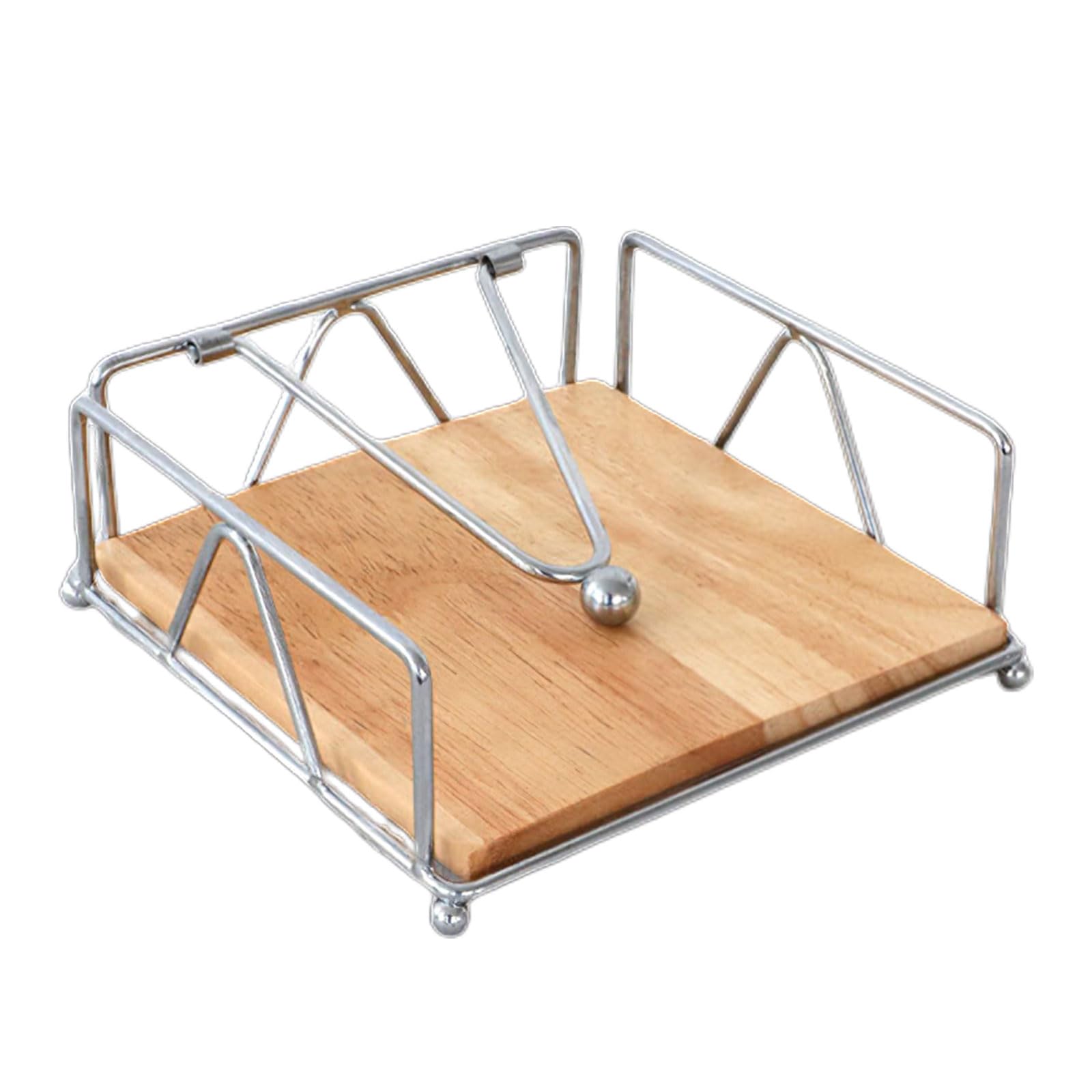 Tsophreniq Paper Holder Kitchen Holder with Tension Arm Tissue Dispenser for Countertop Table Tissue Dispenser for Countertop Table