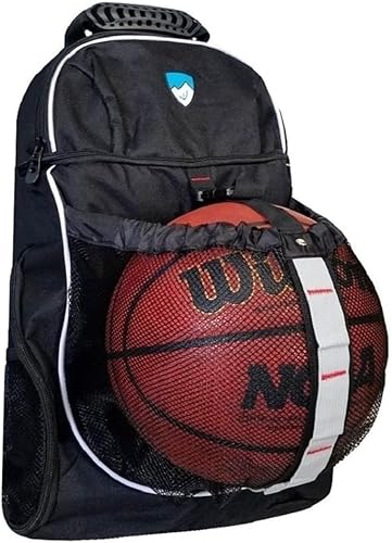 Hard Work Sports, mochila de baloncesto con compartimiento para pelota
