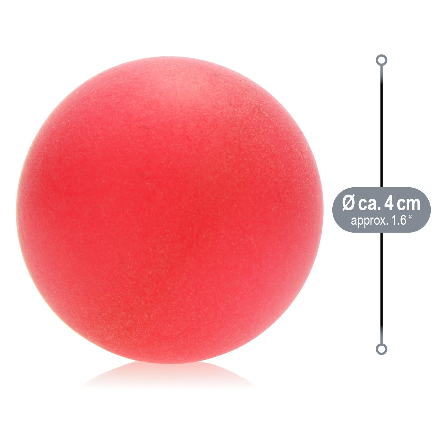 com-four® 24x Balles de Tennis de Table en Plastique ABS - balles de Tennis de Table de Taille Standard - balles de Jeu pour ping-Pong, Beer-Pong et Tennis de Table