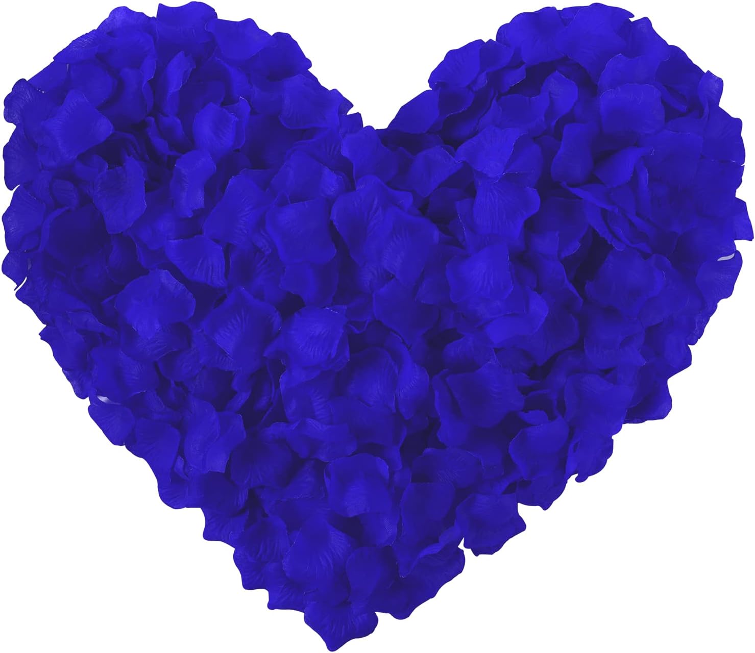 Nine to Nine Pack of 1000 Rose Petals, Artificial Flowers for Decoration Wedding Party(Royal Blue)