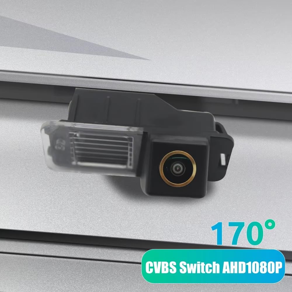 Cámara Estacionamiento para VW para Magotan 2011-2013 Interruptor CVBS AHD 1080P Aparcamiento Marcha Atrás Manija del Maletero Cámara De Visión Trasera
