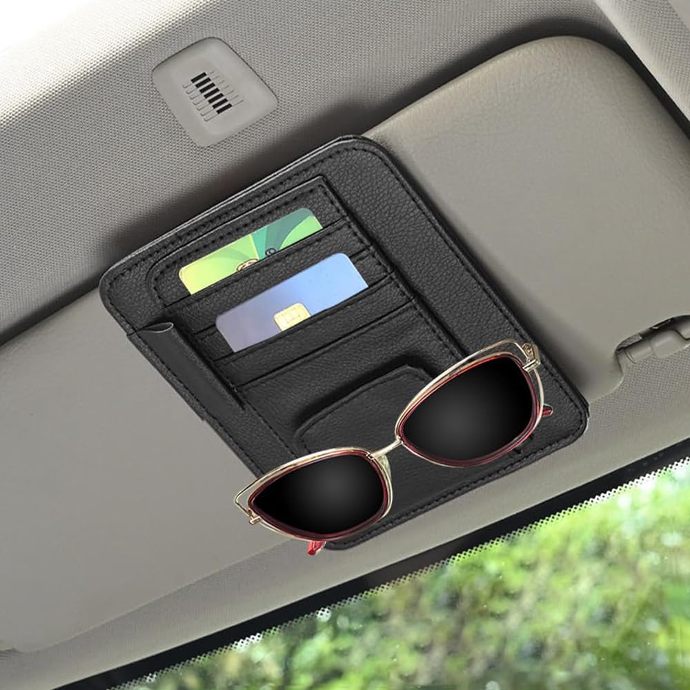 Car Sun Visor Organizer for FIAT Abarth 500 Abarth 595 Abarth 124 Spider