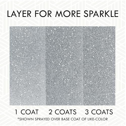 Image of Rust-Oleum 267734 Spray Paint, Each, Silver Glitter