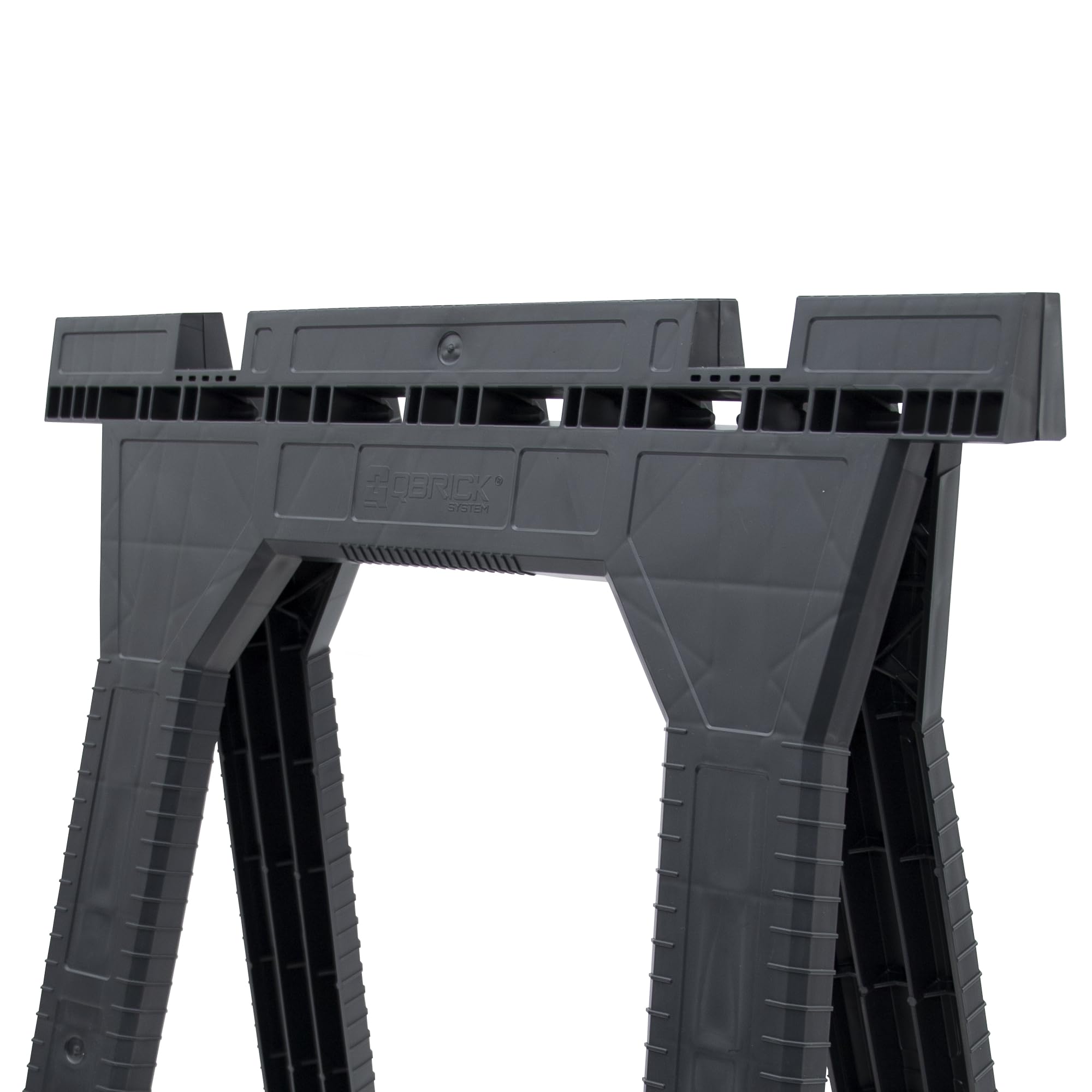 Kozioł roboczy, składany kozioł warsztatowy, 2 sztuki, 76,5 x 58 cm, nośność do 350 kg, kozioł podporowy z półką na narzędzia i małe części z antypoślizgowymi nóżkami