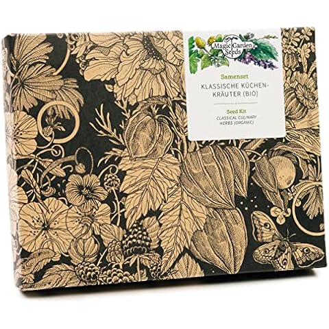 Organic Culinary Herb Seed Kit Gift Box Cover