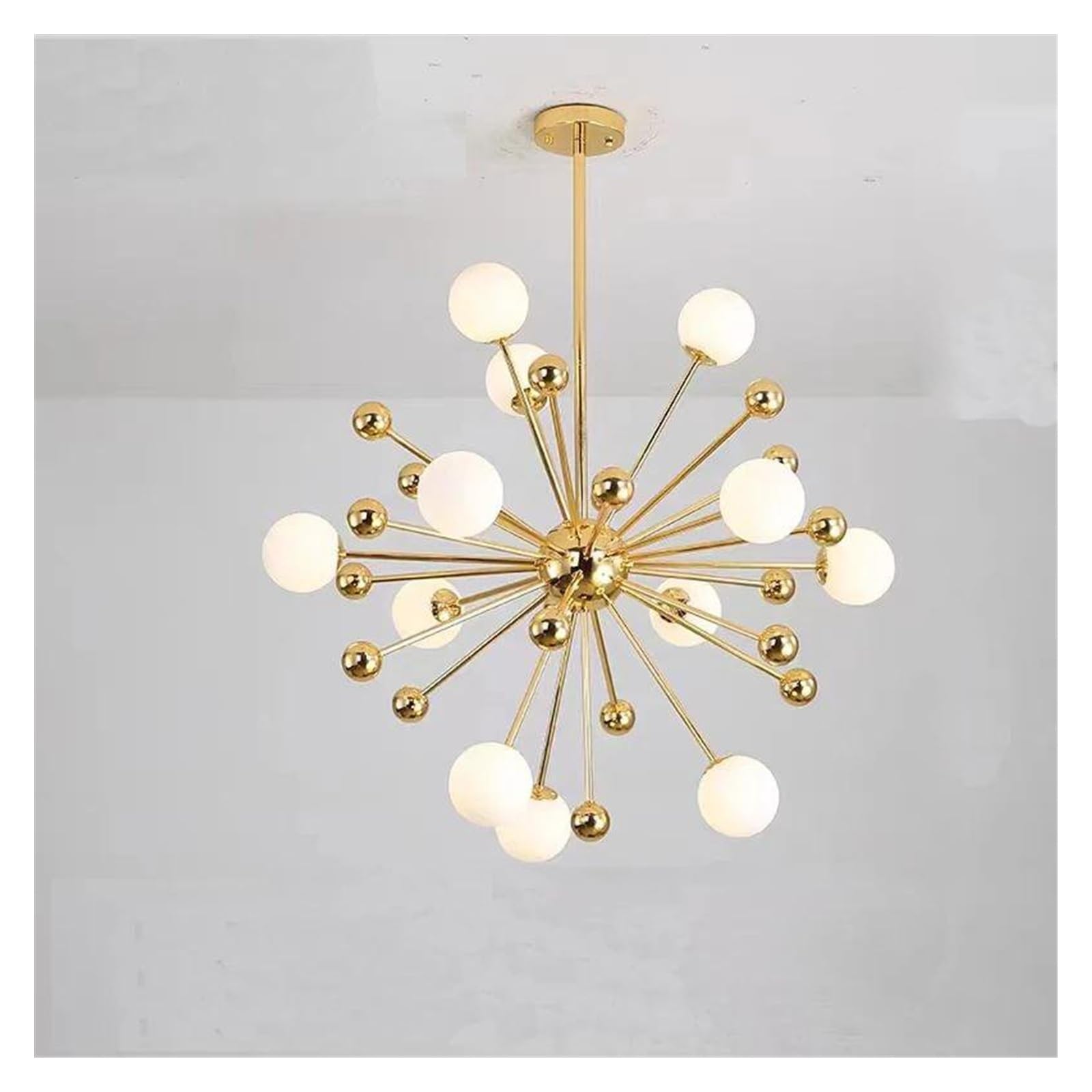 KLXSIVU Chandelier Light, Nordic Home Atmosphere Restaurant Lighting Creative Personality Magic Bean Molecular Living Room Lamp