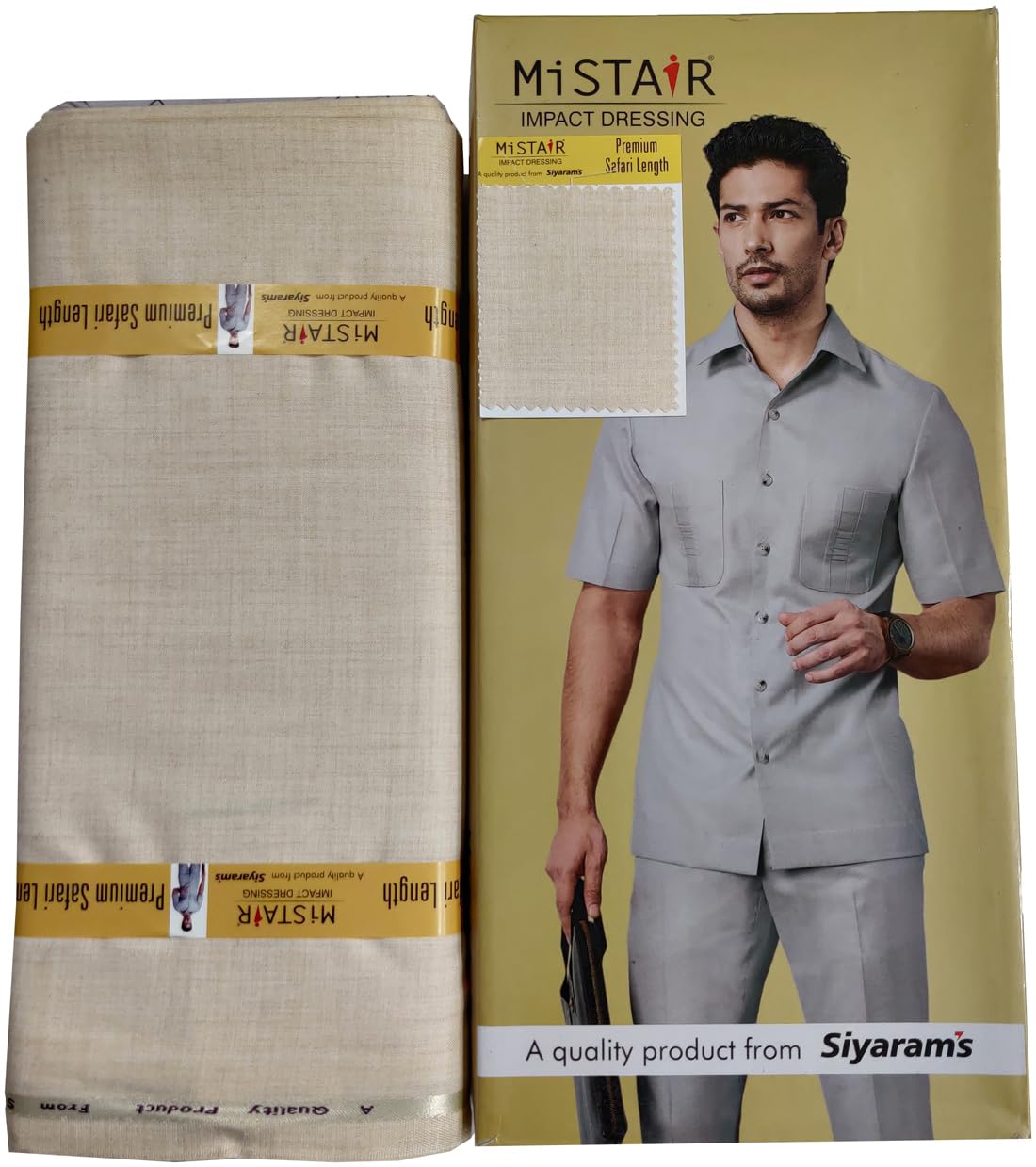 siyaram's M.STAR Premium Safari Length Grey Fabric, Impact Dressing Quality Product-picture-19