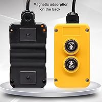 Vista 5 de Taiss - Interruptor de control remoto de remolque de descarga de 4 cables 12V CC - Controlador de botón industrial arriba abajo para descarga