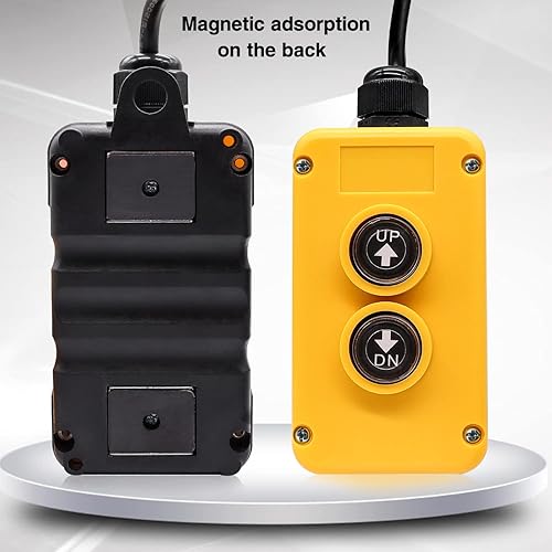 Miniatura 5 de Taiss Interruptor de control remoto de remolque de descarga de 4 cables 12V DC - Controlador industrial hacia arriba hacia abajo para camión Lift