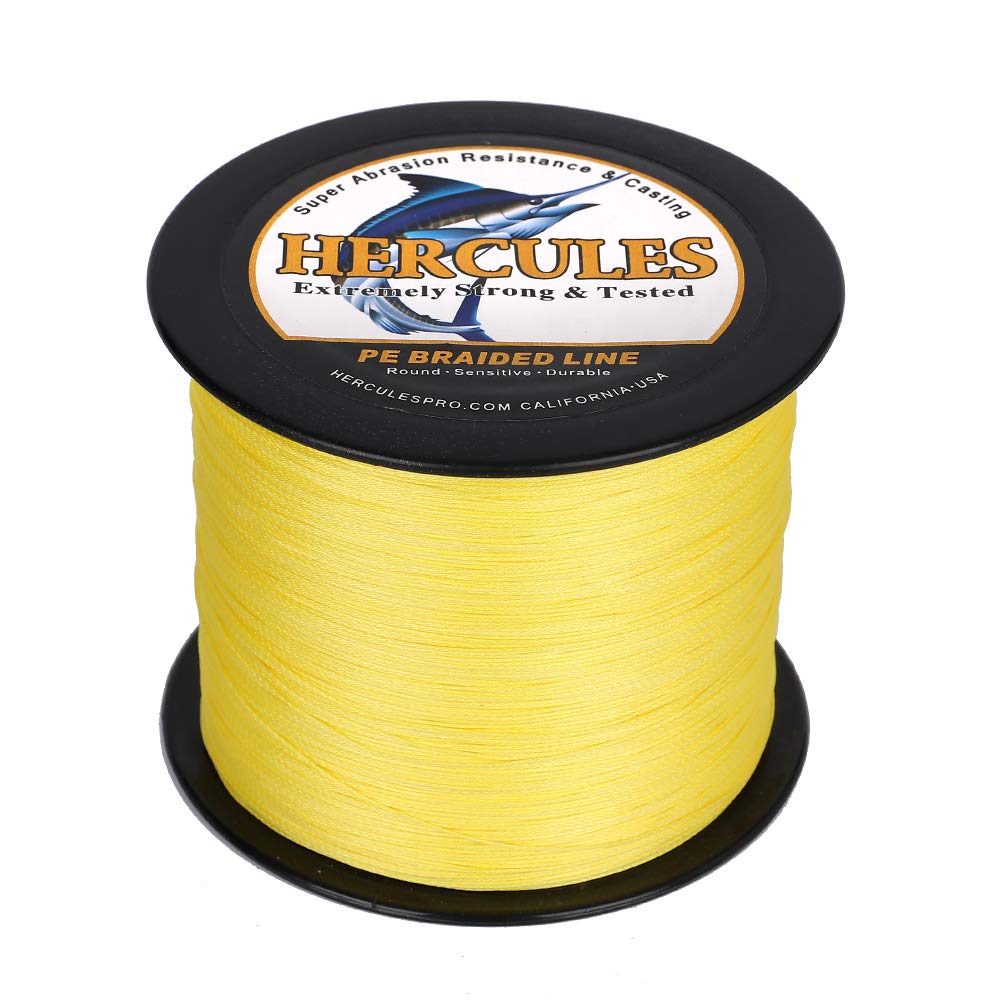 HERCULES Super Strong 100M 109 Yards Braided, 4 lb test braided fishing line