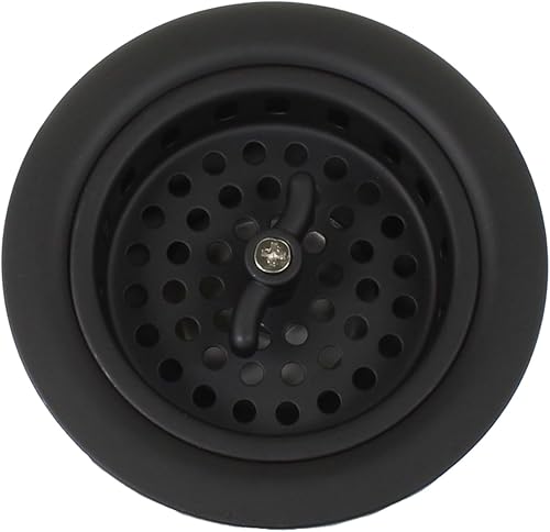 Mr. Scrappy 21-DSB-BK - Colador de cesta para fregadero