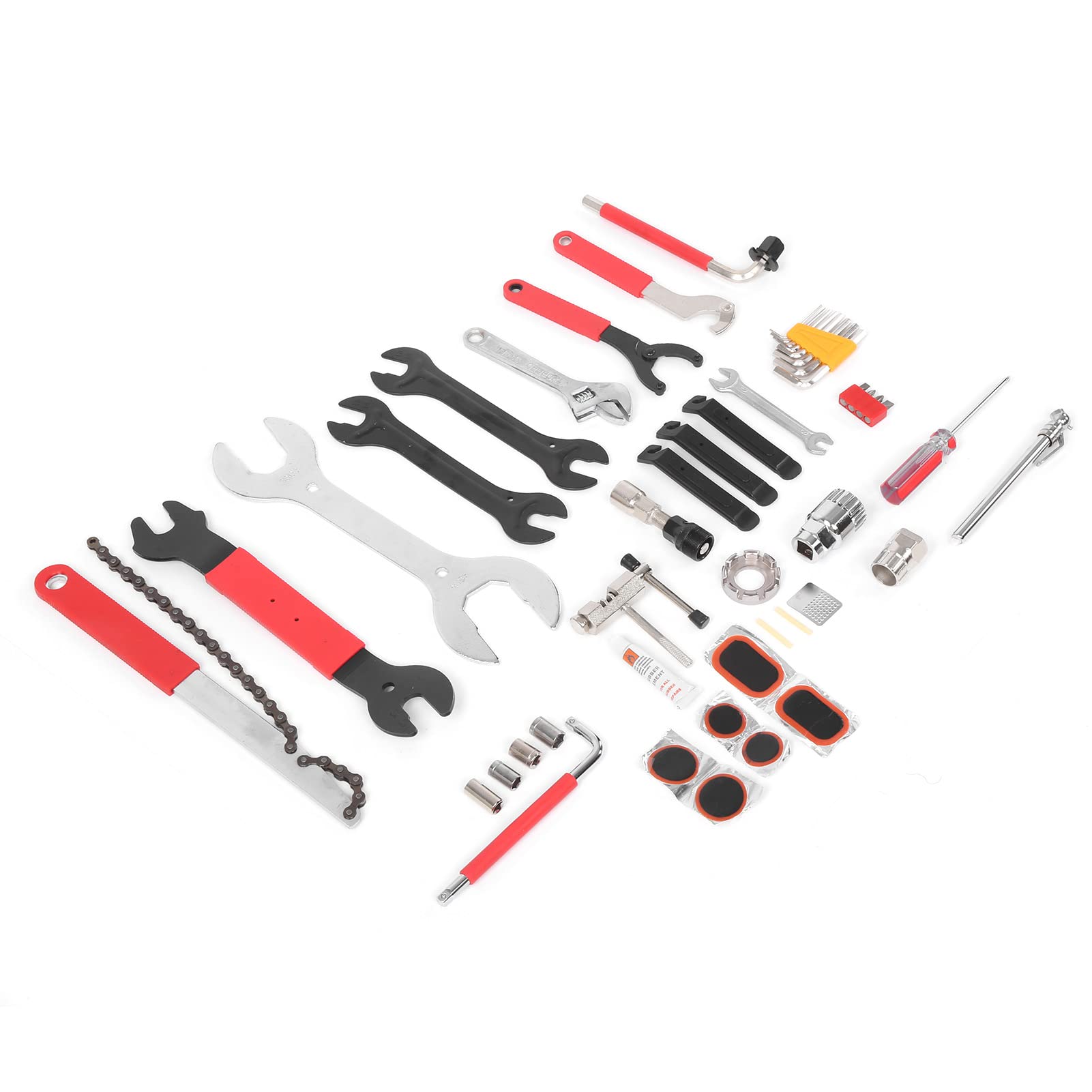 Fahrrad-Stahl-Reparatur-Set, Ausrüstung, Werkzeugkasten, Universal-Werkzeug-Set, Wartung, Heimmechaniker, tägliches Fahrrad