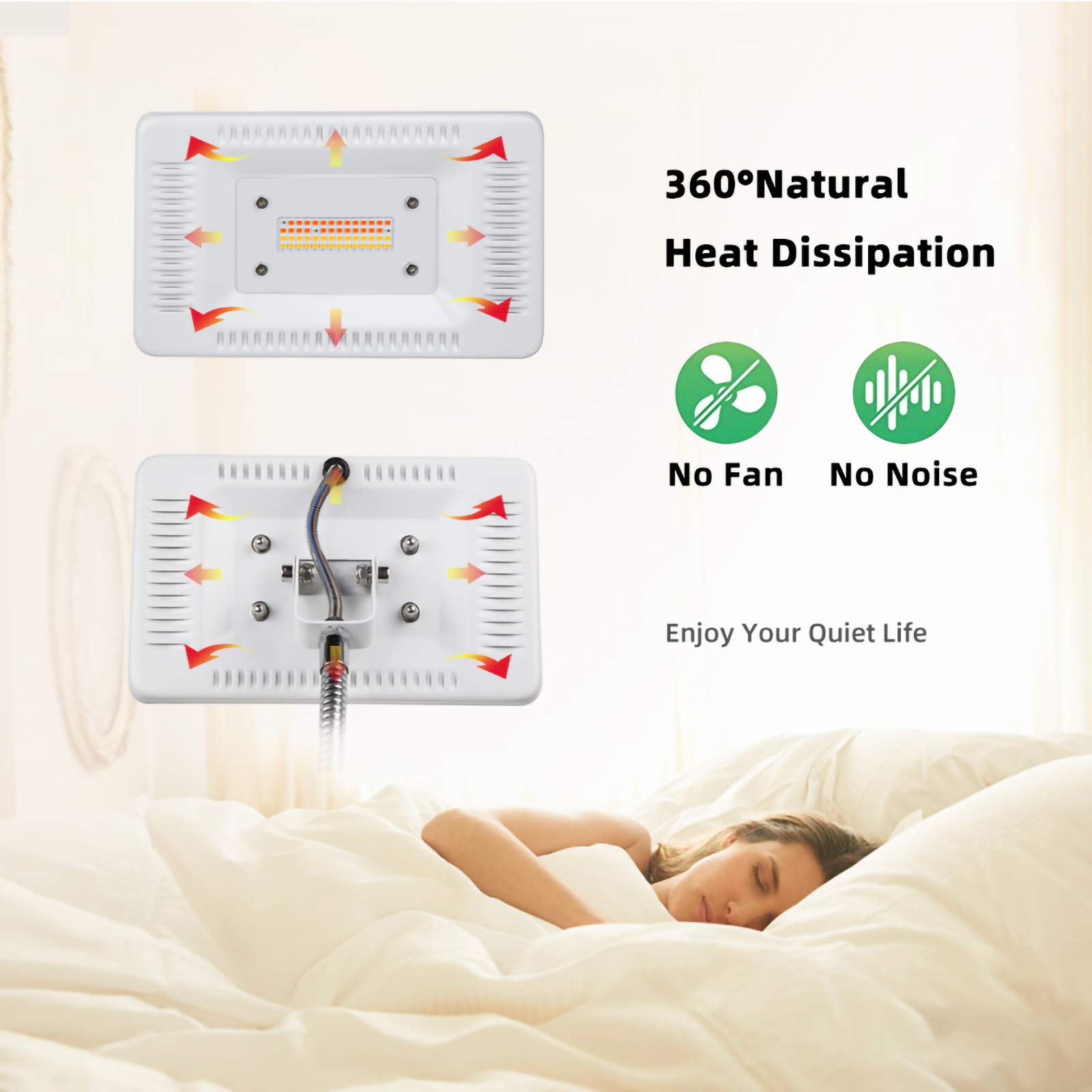 Oświetlenie LED do uprawy 25W Pełne spektrum IP67 Wodoodporne oświetlenie do uprawy roślin z 4 trybami kolorów Lampa do uprawy dla roślin Kwiaty Sadzonki Rosnąca lampa fito