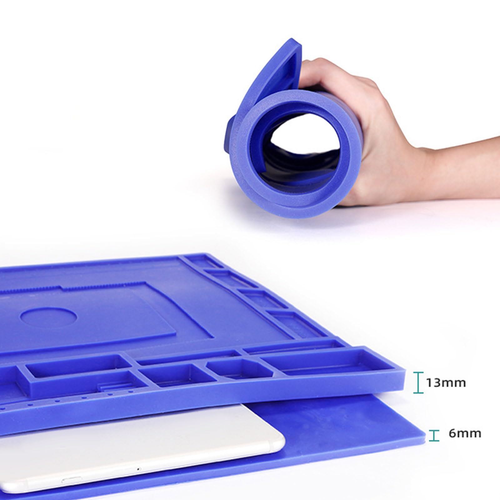 Tappetino antiscivolo per saldatura in silicone per assemblaggio di circuiti stampati con cuscinetto di saldatura in silicone resistente al calore
