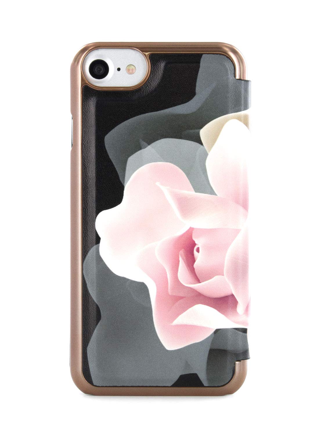 Buy Ted Baker KNOWANE Mirror Folio Case for iPhone SE (2022/2020) Porcelain Rose Black/Rose
