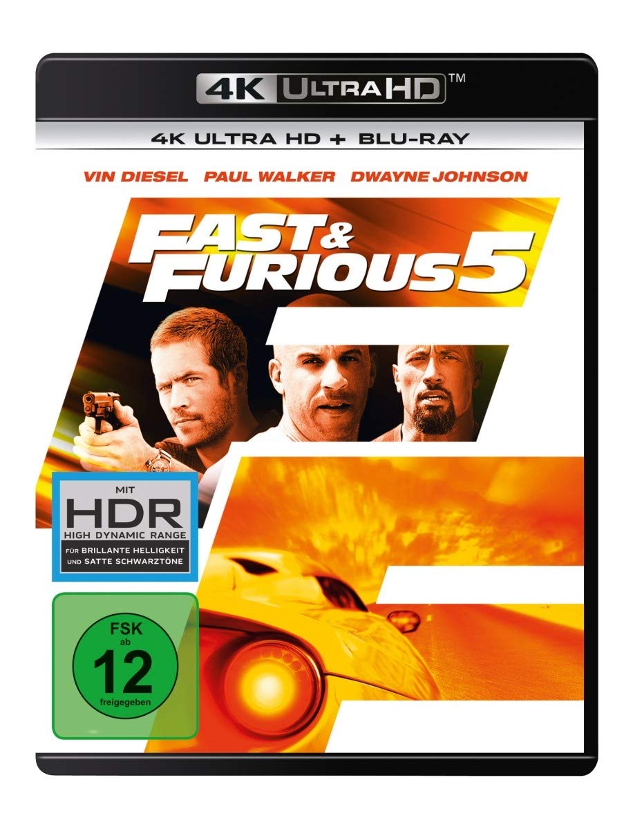 Fast & Furious 5 (4K Ultra-HD) (+ Blu-ray 2D) [2010]