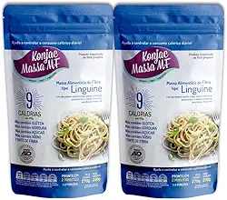 Macarrão Konjac Massa MF Linguine Zero Carboidrato 2 Unidades 270g