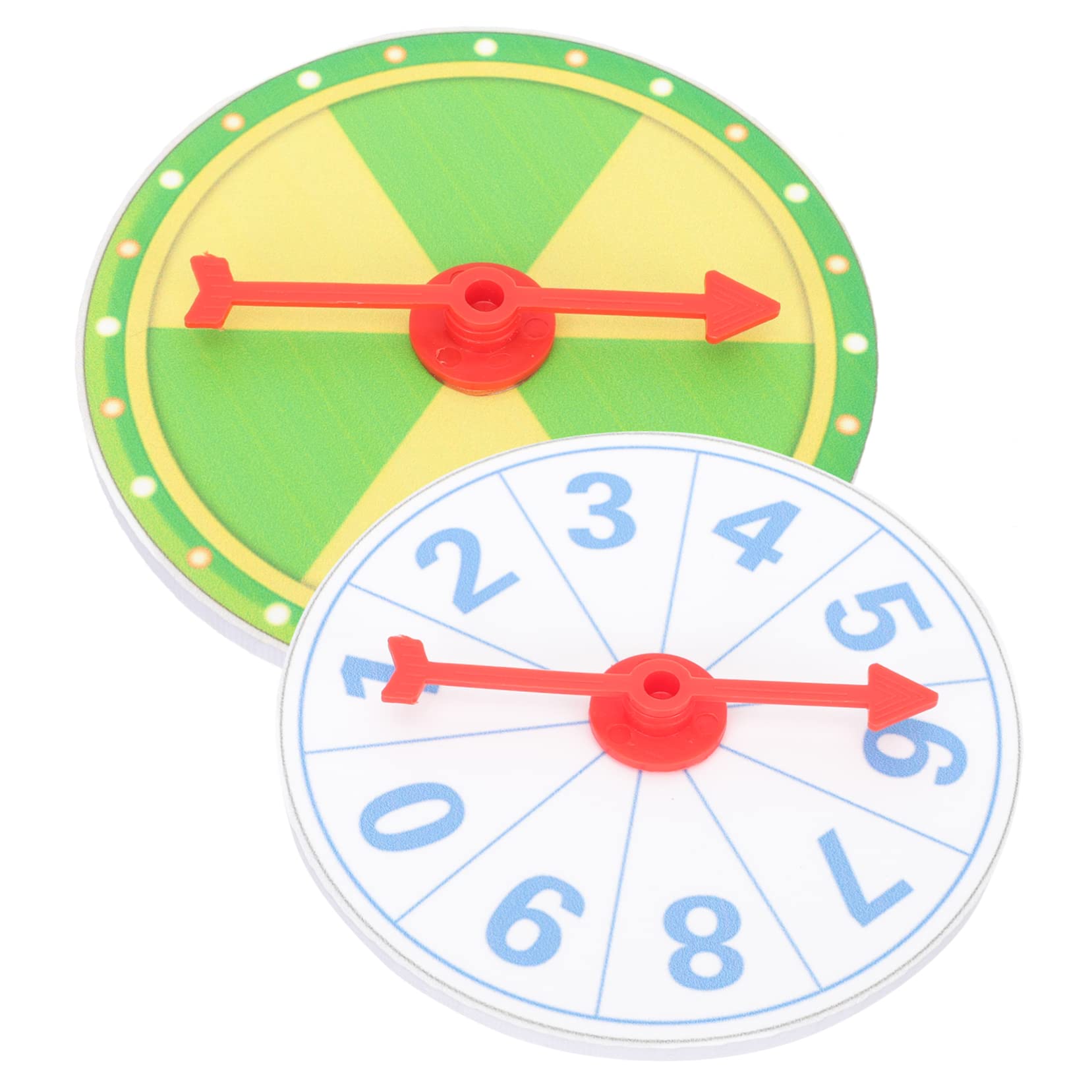ABOOFAN 1set Prize Wheel Game Roulette Wheel for Parties Raffles Classroom Fun Smooth Rotation Exciting Surprises for Events Celebrations 2pcs
