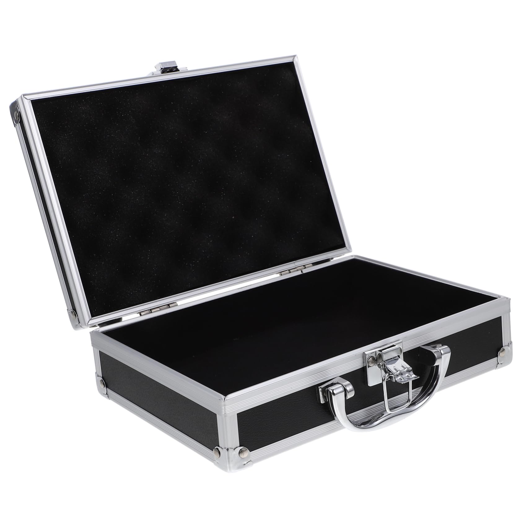 Boîte de rangement en aluminium pour déplacements professionnels et protection d'objets précieux