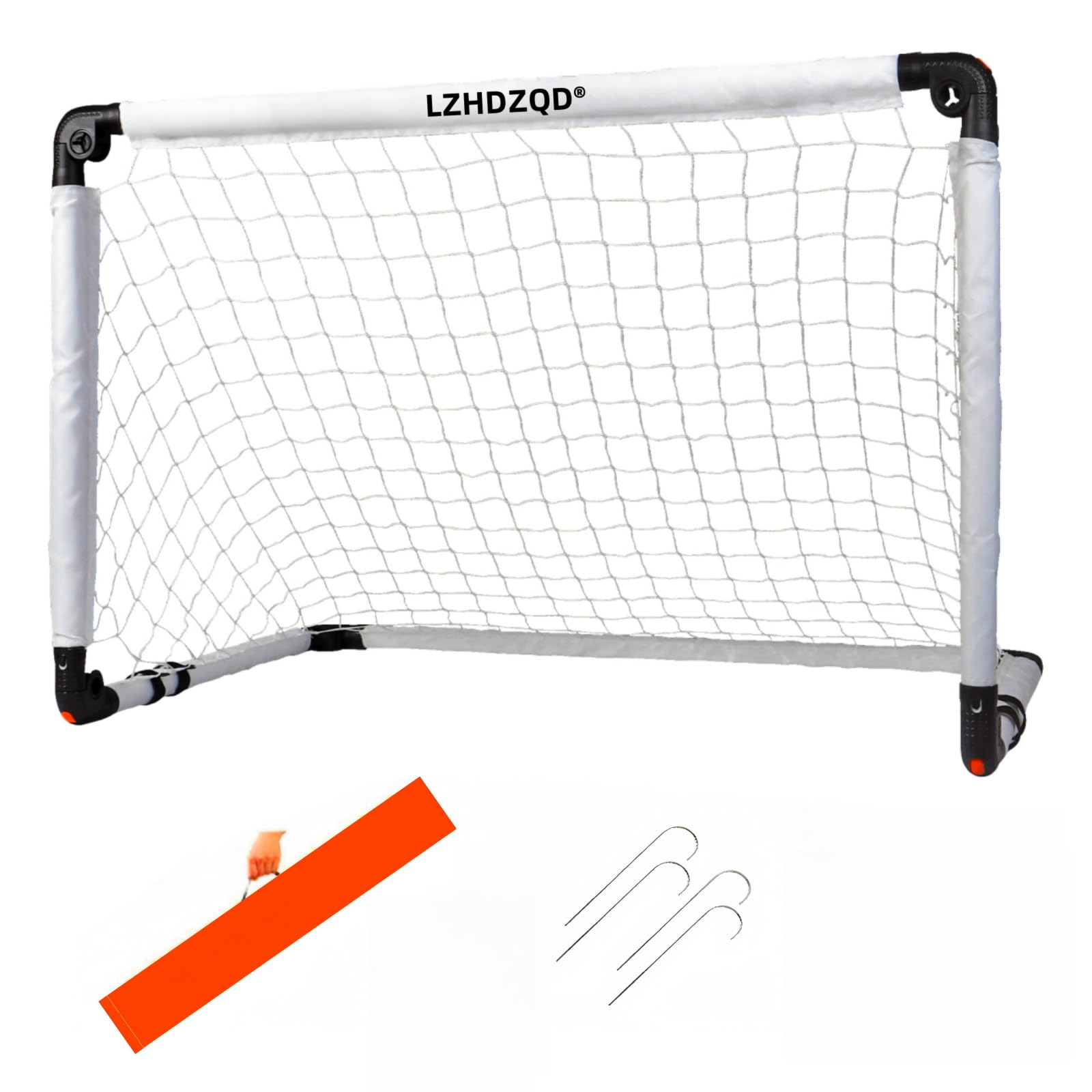 Fussballtor, Fußballtor Kinder, Fussballtore für Garten Kinder, Fußballtor Faltbar für Indoor/Outdoor/Garten Weihnachts Fußballtor Spielzeug (weiß 115x80 Tor)