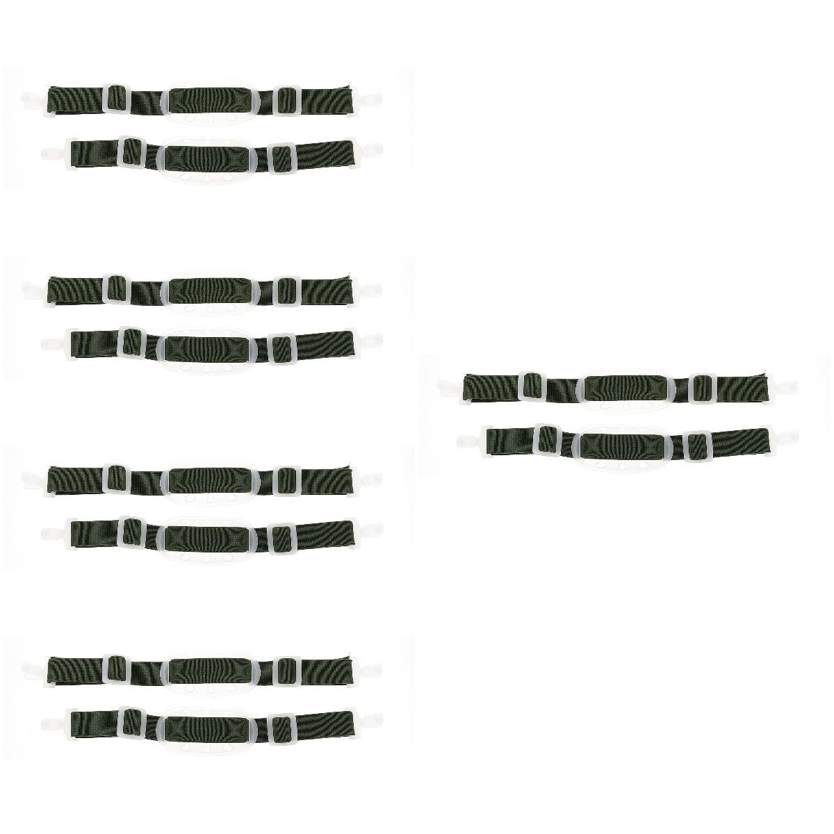 SOLUSTRE 10piezas Elástica Ajustable Para De Seguridad Unidades Accesorio Compatible Cascos Industriales y Deportivos