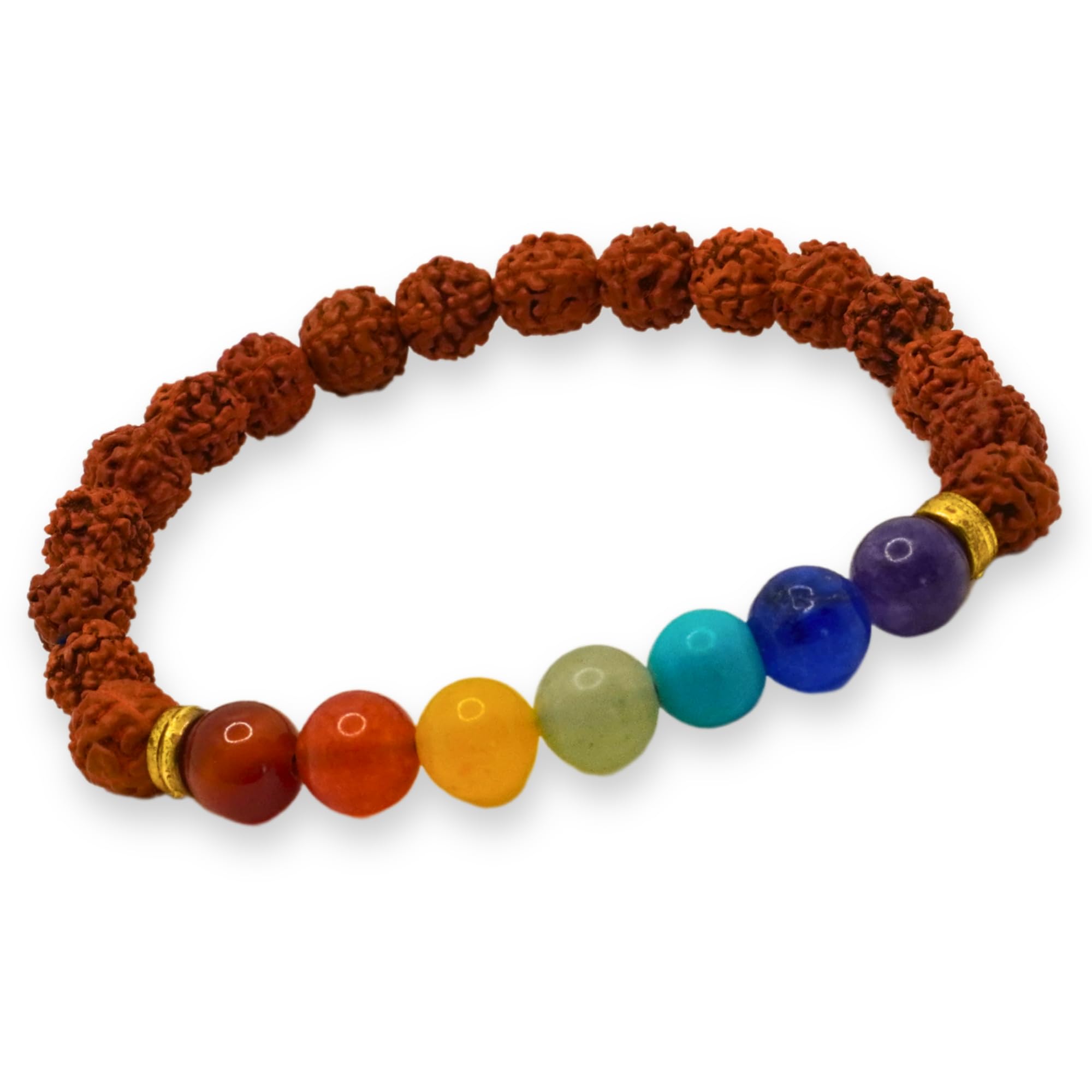 Japam 7 Chakra Rudraksha Band - Balance | Hand Rudraksha Bracelet for Men and Women | Free Size (B0D14LZ5FJ) Amazon Price History, Amazon Price Tracker