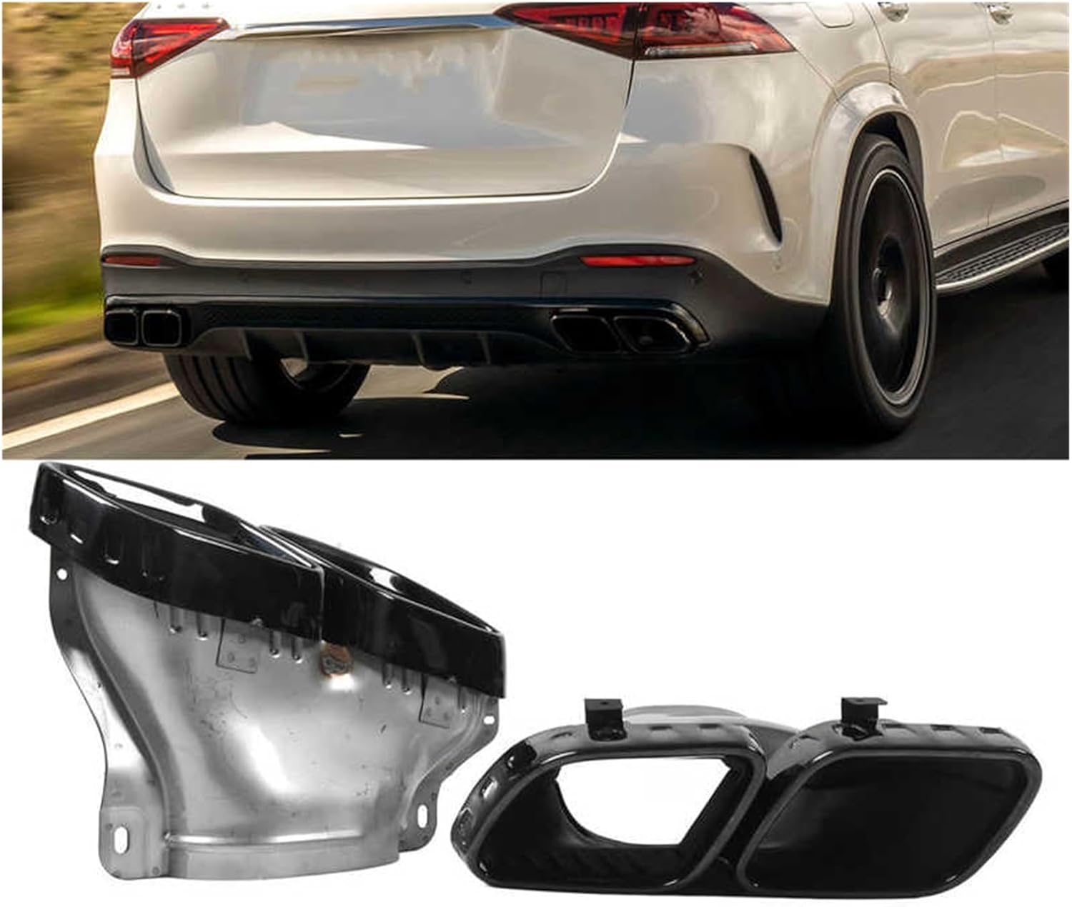 Mercedes GT63 GLE63 GLS63 AMG OEM Exhaust tip Set Left & Right GENUINE ORIGINAL | eBay