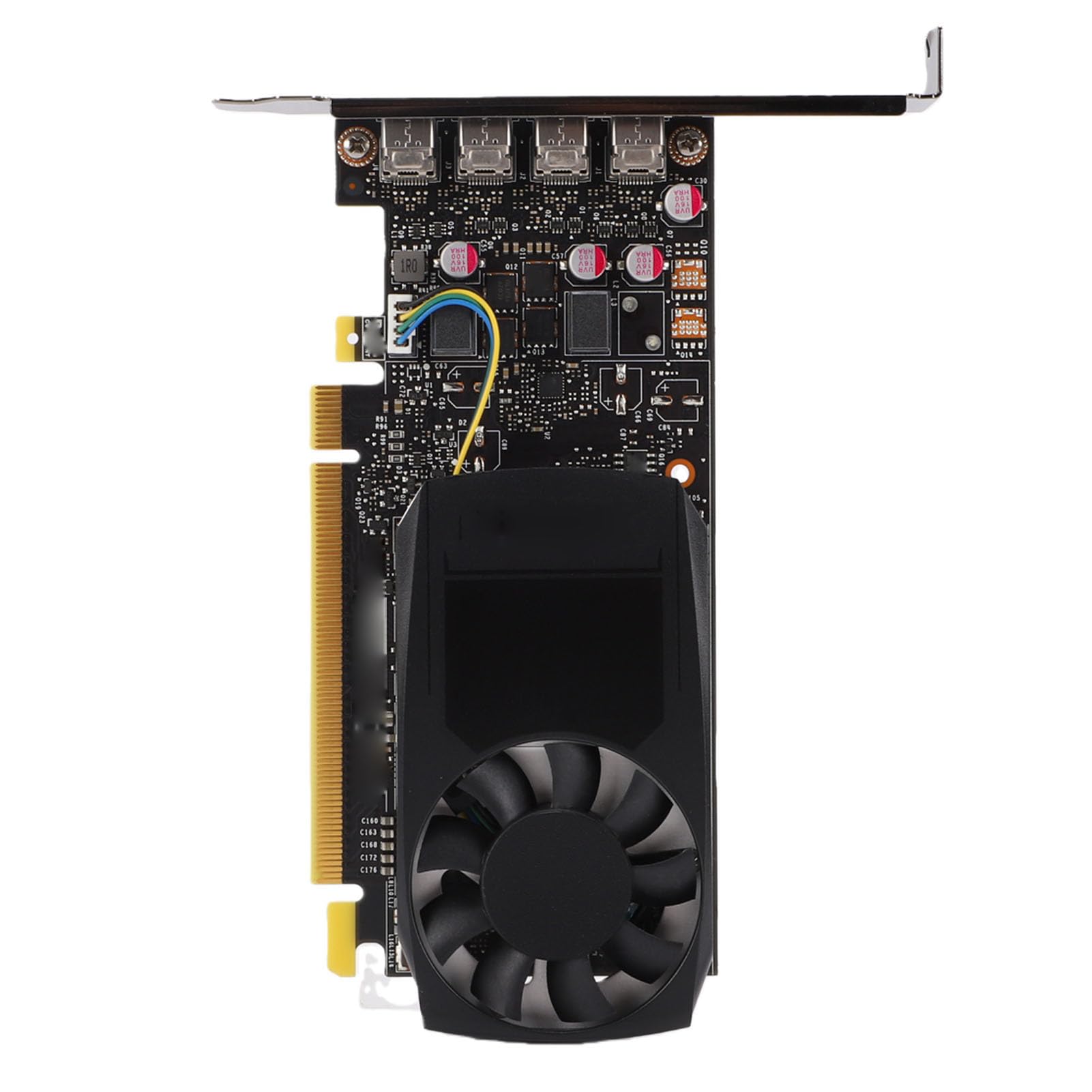 Fabater Scheda Grafica Quadro P1000, 4 GB GDDR5 PCI Express 3.0 X16, 128 Bit, 4 X DisplayPort, Scheda Grafica a Basso Profilo 4K 60 Hz, Video PC per Computer Desktop