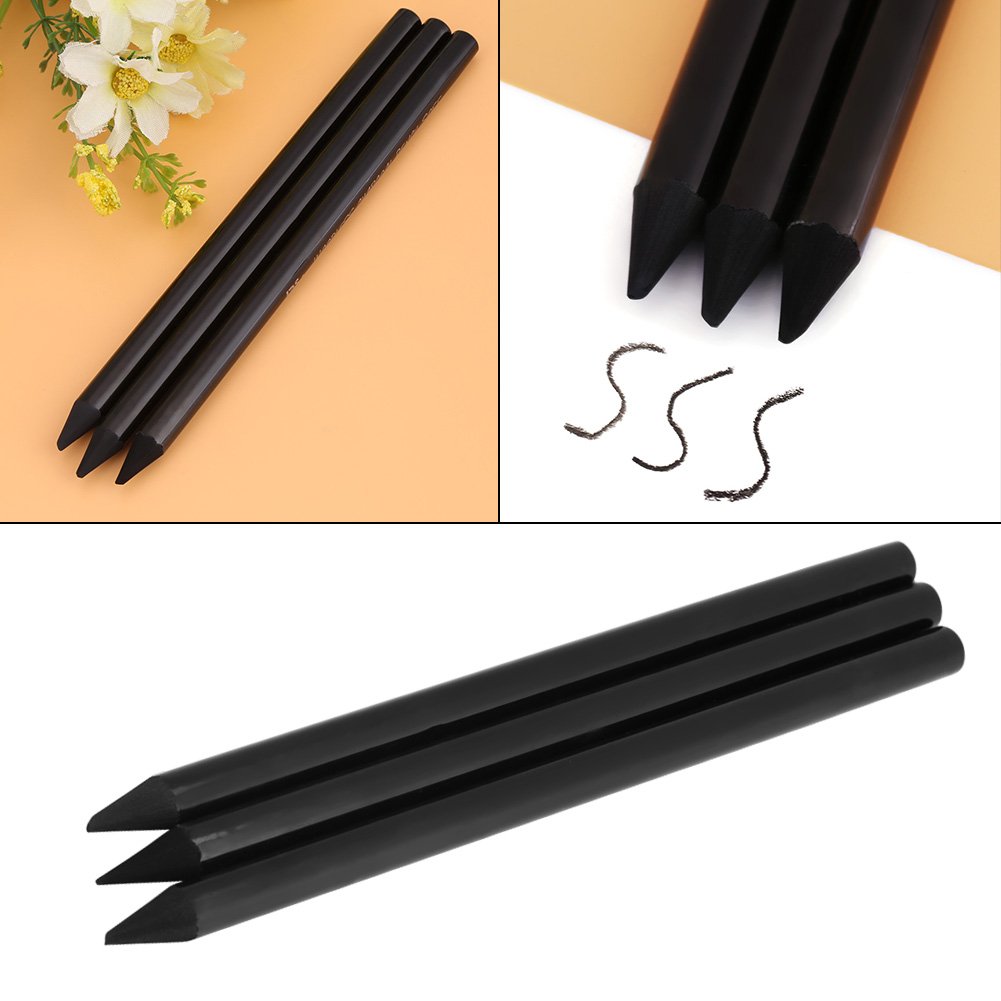 Crayons Fusain, 25PCS Professional Charcoal Pencils Drawing Set Crayon De Croquis à Charbon Ensemble Art Dessin Bois Créations Artistiques Dessins