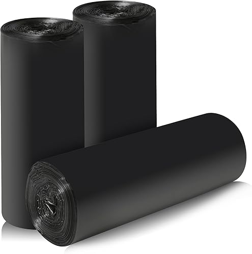 Bolsas de basura pequeñas de 4 galones60 piezas, bolsas de basura fuertes, bolsas de basura pequeñas para oficina, hogar, dormitorio, forro para