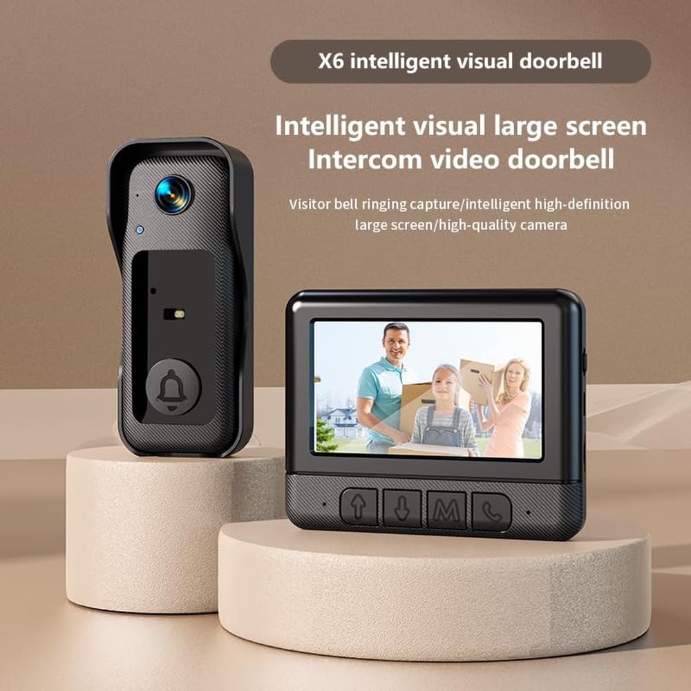 Sonnette vidéo PoE avec interphone vidéo