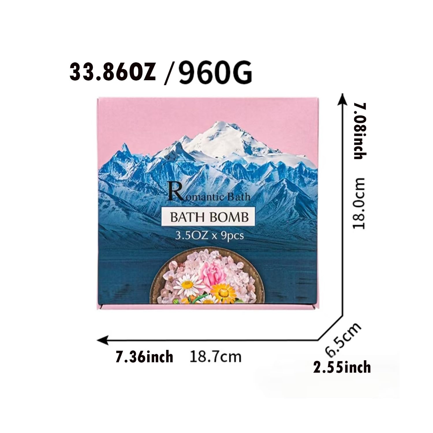 Bauble Bomb's French Lavender Jewelry Surprise Deluxe X Large 9 oz Bath Bomb Fizzies Made in USA, Cruelty Free! Ring Size 06