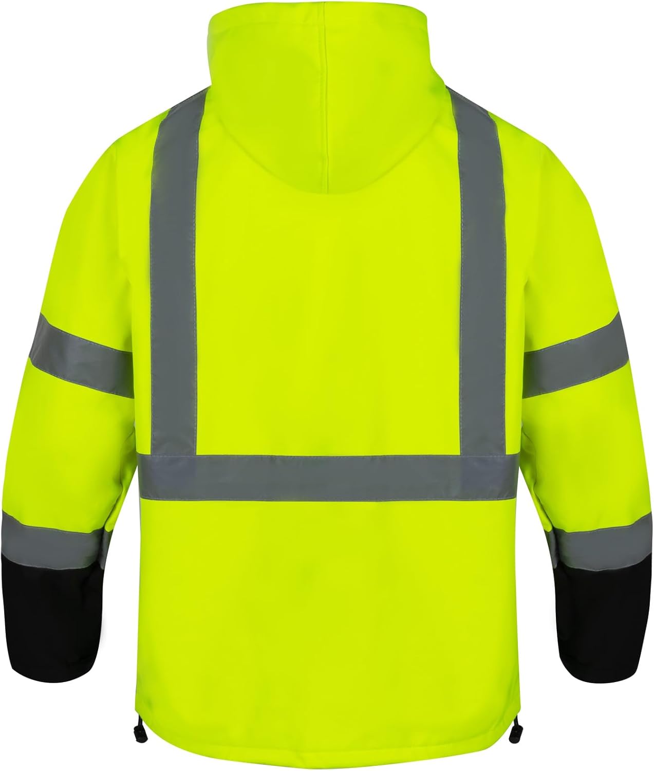 VENDACE Hi Vis Reflective Safety Jackets for Men Softshell Waterproof Class 3 High Visibility Work Jacket Polar Fleece Lining - Image 3