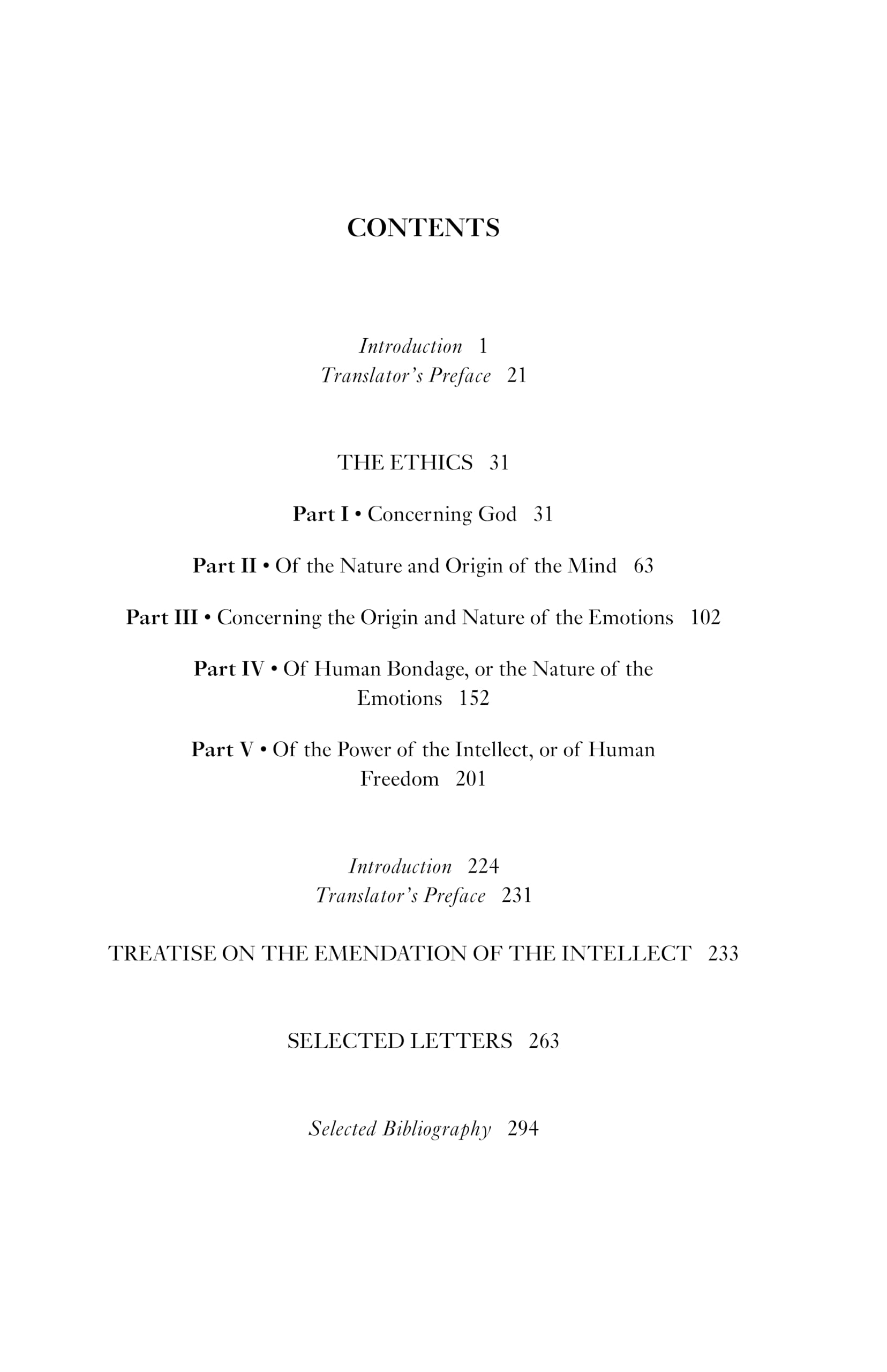 Ethics: with The Treatise on the Emendation of the Intellect and Selected Letters