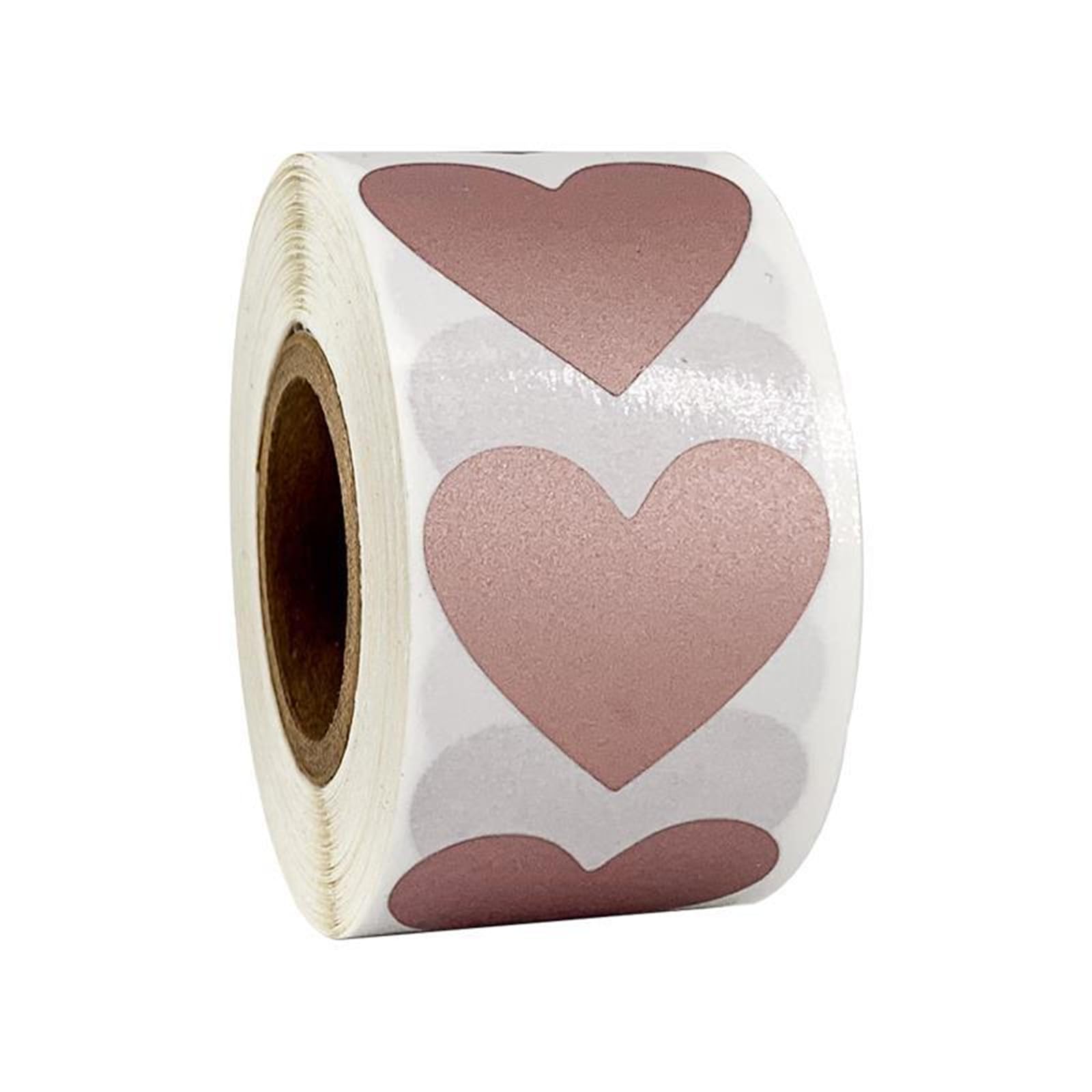 Pegatinas para rascar en forma de corazón, etiquetas Scratch Card, pegatinas para tarjetas de rascar, adhesivas, decoración DIY de 2,5 cm, 300 unidades