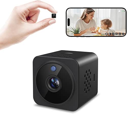 Hidden Camera Spy Camera,1080P HD Mini Nanny Cam for Home/Office