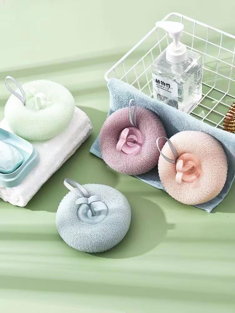 Aryamurti Loofah Bath Sponge Body Scrubber Mesh for Men Women 4