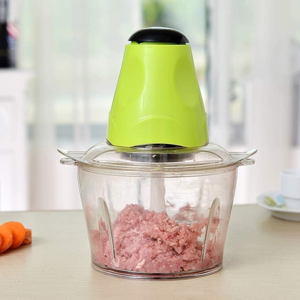 Food Processor, Household Electric Automatic Meat Mincer, Stainless Steel Meat Grinder, Meat, Vegetable, Fruit and Nut Mincer