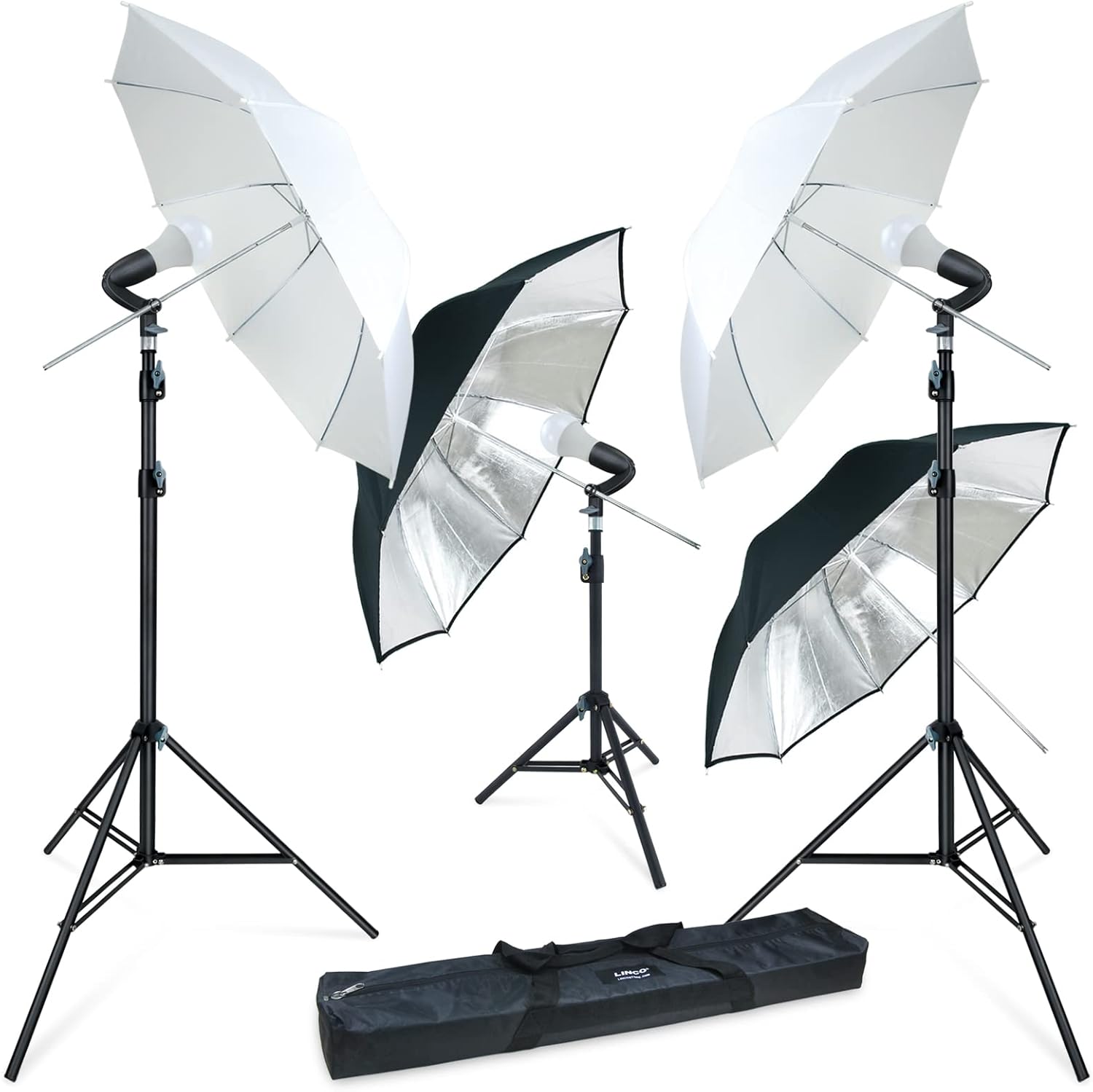 LINCO Lincostore Studio Lighting LED Umbrella Kit
