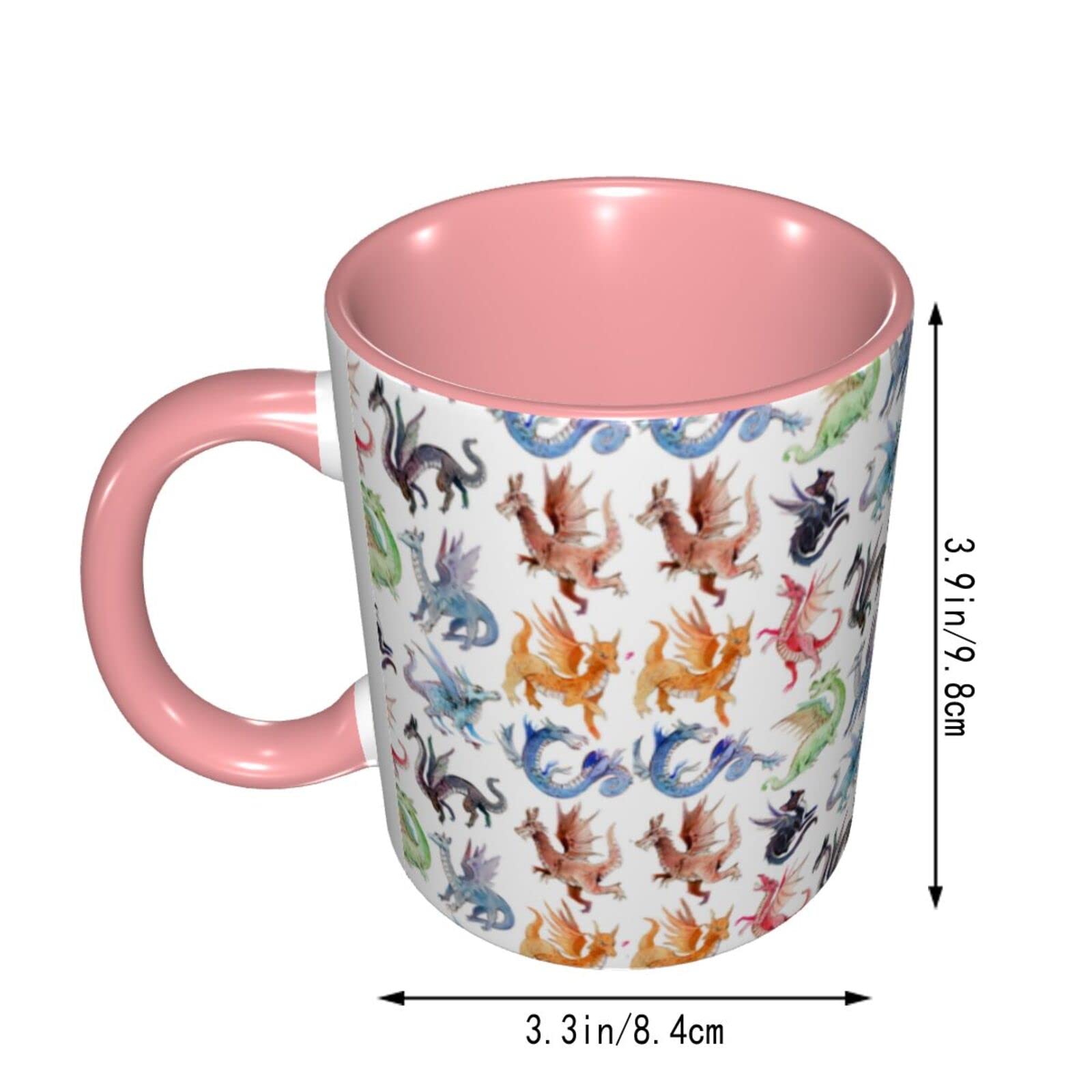 Amazon.co.jp: マグカップ 330ml マグ コーヒーカップ 竜 ドラゴン柄