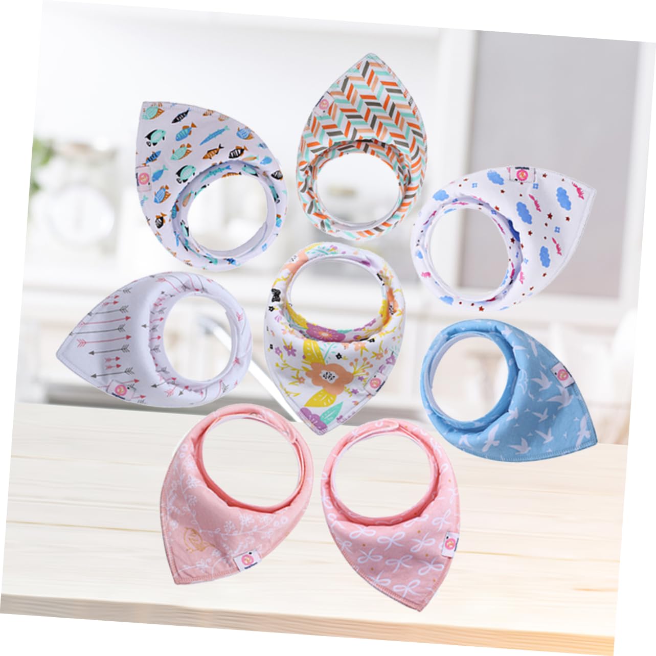 VICASKY 16stücke Teiliges Bandana Lätzchen Aus Baumwolle Saugfähige Spucktücher Für Neugeborene Stilvolle Und Weiche Babylätzchen Für Jungen Und Mädchen