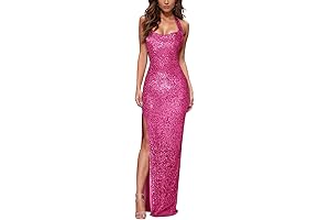 Red Sequin Dress: Glitz and Glamour Red Carpet Wonder