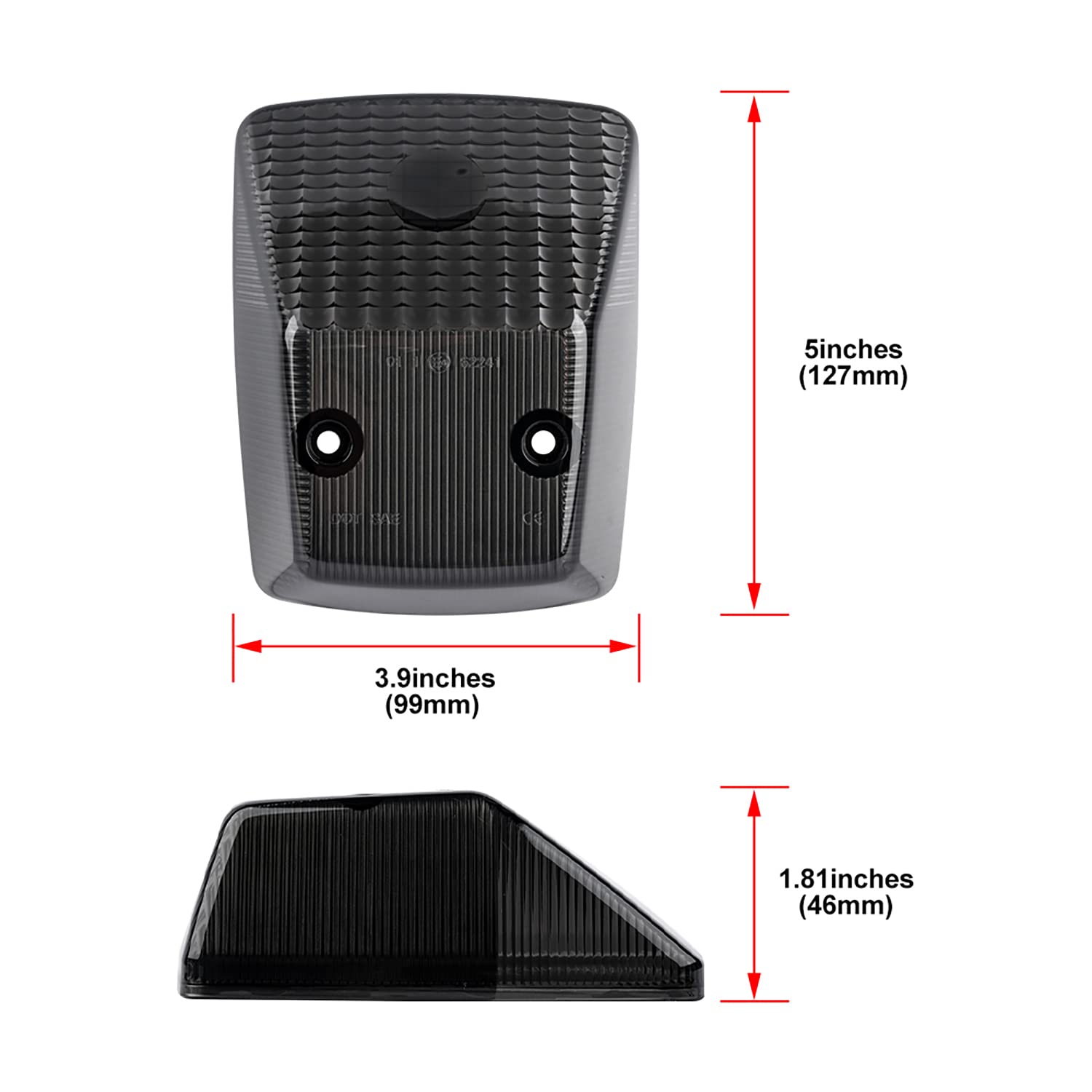 Cubierta de lámpara de esquina delantera cubierta de lámpara de señal de giro para Benz Clase G W460 W461 W463, techo trasero adicional indicador de giro lentes de lámpara para Sprinter W901 W902 W903