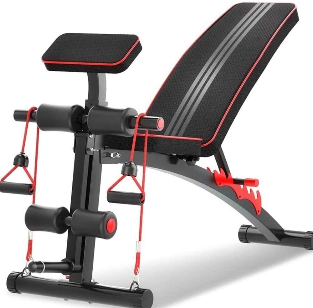 Regulowana ławka do ćwiczeń Trening w domu Siłownia Podnoszenie ciężarów, Ławka do ćwiczeń Regulowana ławka do hantli Wielofunkcyjna fitness Indoor Deska do ćwiczeń na plecach Ławka do ćwiczeń Przyrzą