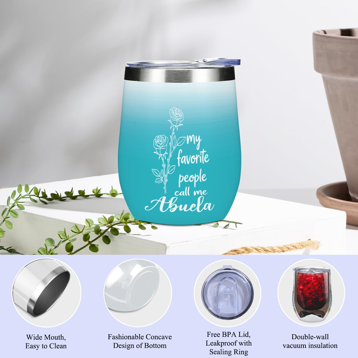 Abuela Grandma Gifts, Grandma Birthday Gifts, Funny Christmas Thank You Abuela Gift from Granddaughter for Women Female Grandmother Grandmom Nana Mimi Grammy Mothers Day Appreciation Gift Basket Set