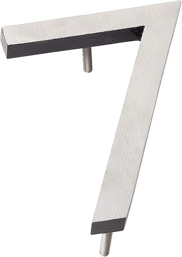 16 pulgadas níquel satinadonegro de dos tonos Alumunim flotante o plana casa moderna número 7