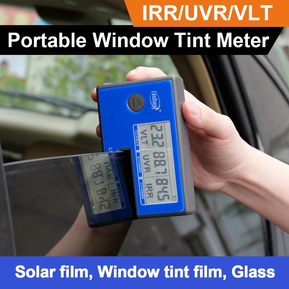 LS162 /LS162A Tragbares Fensterfolien-Durchlässigkeitsmessgerät Linshang Messung von IR-Abweisung UV-Sperrrate Sichtbare Lichtdurchlässigkeit(LS162A)