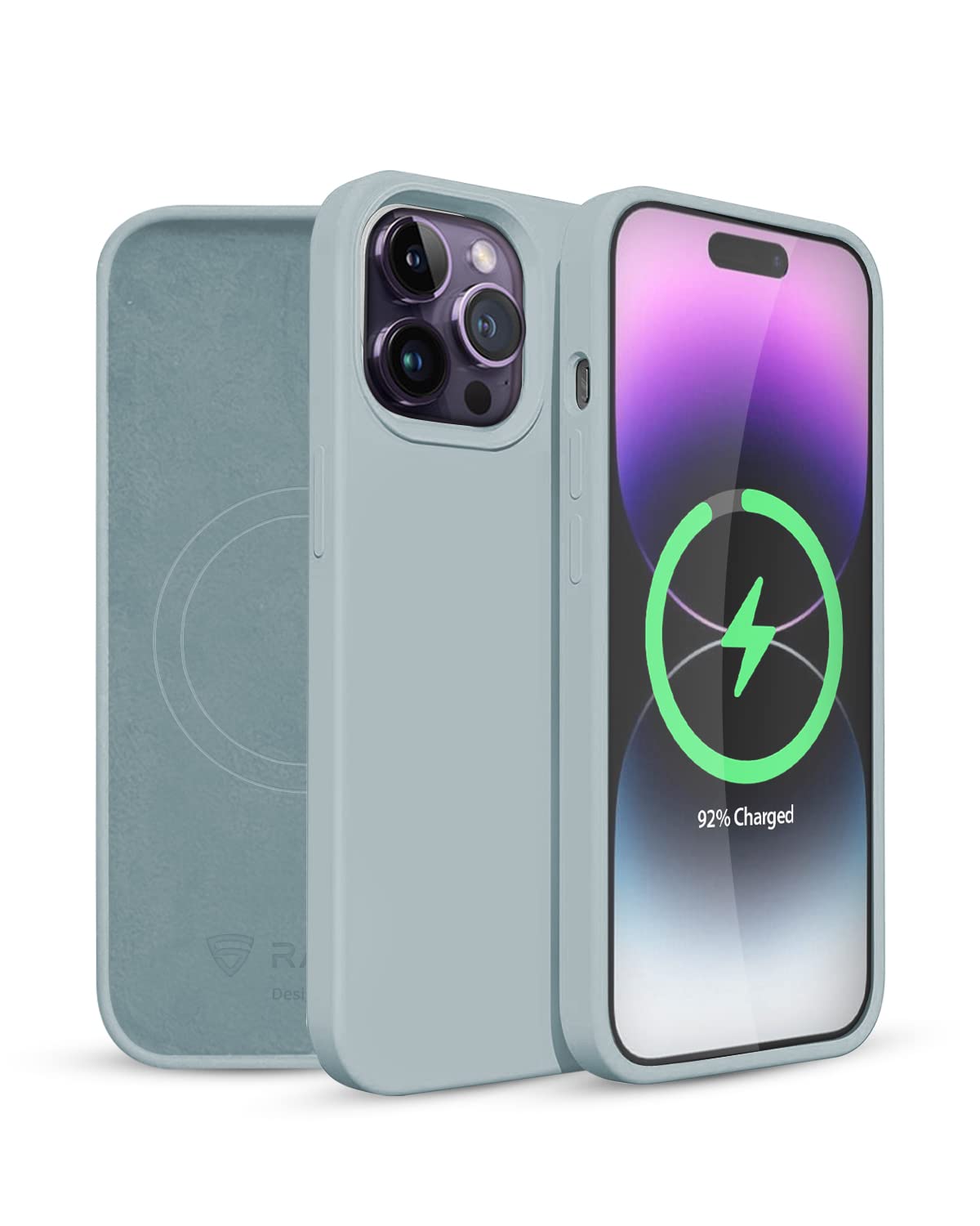 RAEGR iPhone 14 Pro Case | Magnetic Case | Supports Mag-Safe Wireless Charging | Premium Soft Silicone MagFix Case/Cover Designed for iPhone 14 Pro (6.1-Inch) 2022 - Green RG10412 (B0B9BHWXRH) Amazon Price History, Amazon Price Tracker